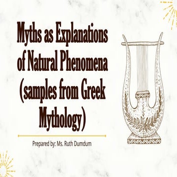 LIT 006 PREFINAL LESSON MYTHOLOGY AND FOLKLORE