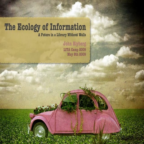 The Ecology of Information:  A Future in a Library Without Walls