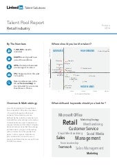 Europe Retail Industry | Talent Poo...