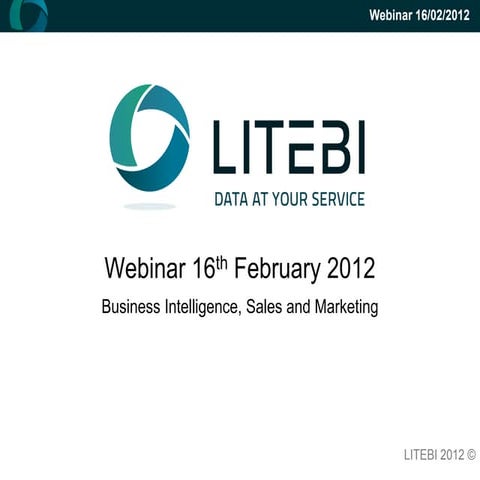 LITEBI Webinar - Business Intelligence & Sales