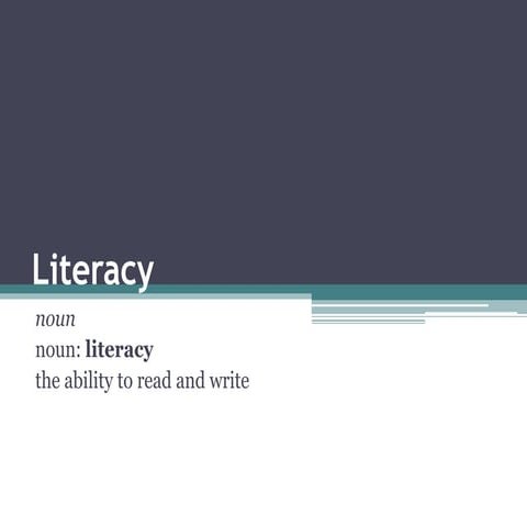 Literacy | PPT
