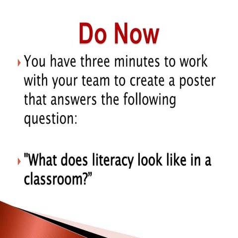 Litercay For Everyone March 20, 2014 Providence Public Schools Workshop