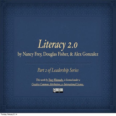 Literacy 2.0 leadership