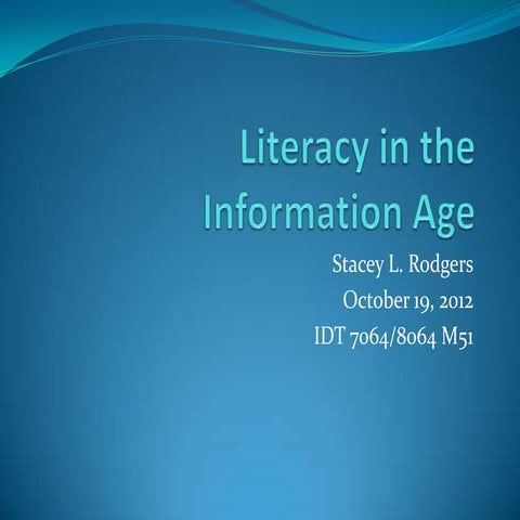 Literacy in the information age
