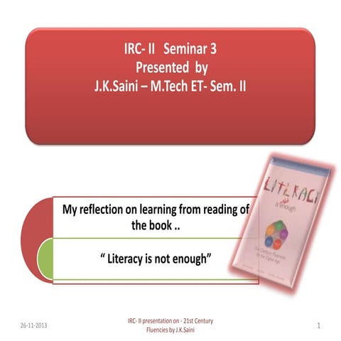 Literacy is not enough