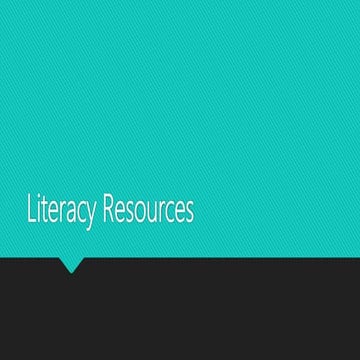 Literacy Resources