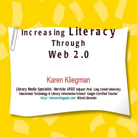 Literacy&web2.0 presentation