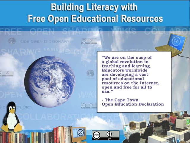 Building Literacy with Free Open Educational Resources