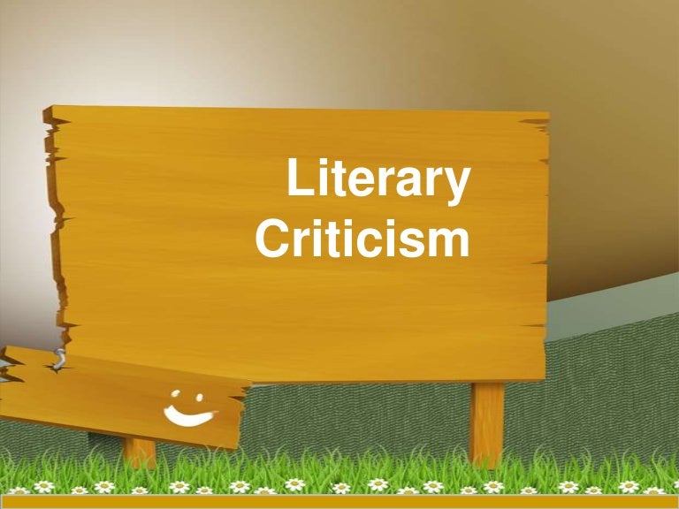 Literary criticism