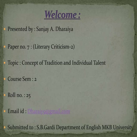 Literary criticism 2