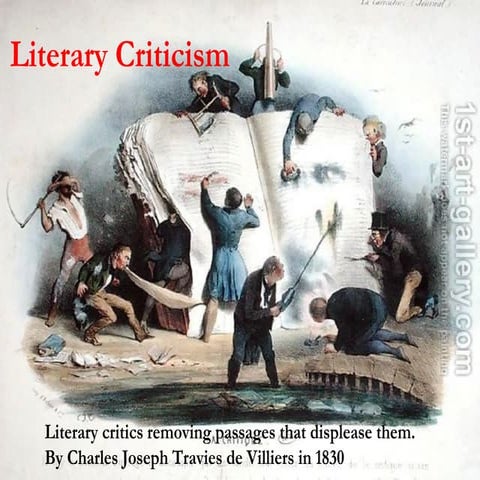 Literary criticism powerpoint