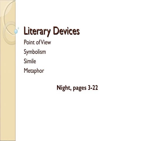 Literary devices, 1 31-11