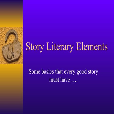 Literary elements characters
