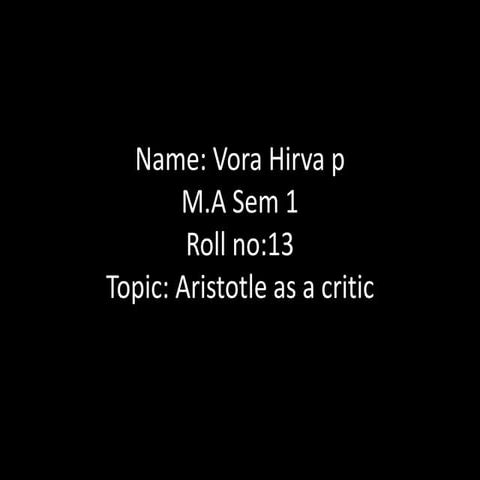 Literary theory and criticism