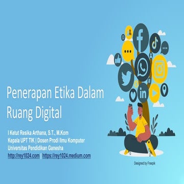 Literasi digital   resika - etika dalam ruang digital