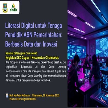 Literasi Digital dan AI untuk Tenaga Pendidik ASN Pemerintahan ...