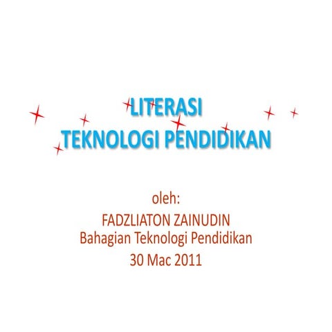 Literasi teknologi pendidikan