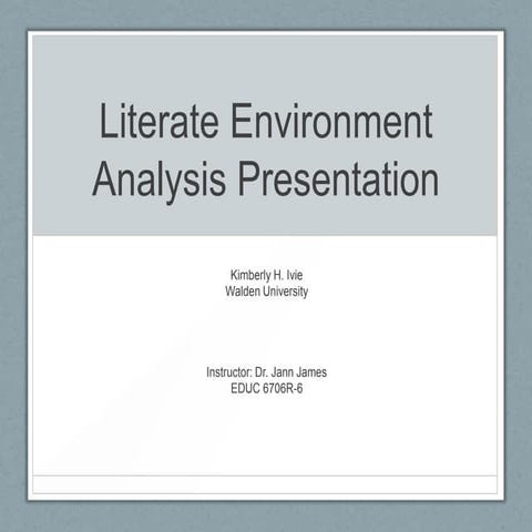 Beginning Reader Presentation