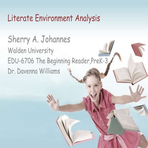 Literate Environment Analysis