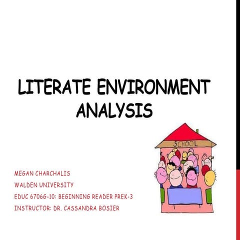 Literate environment analysis