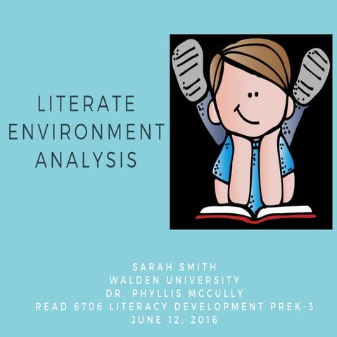 Literate Environment Analysis