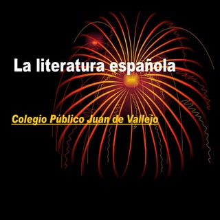 Literatura española