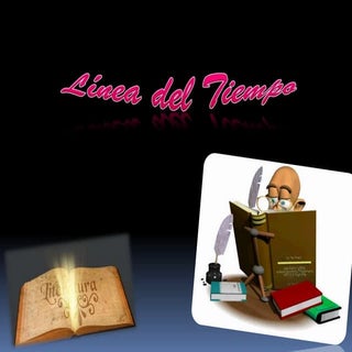 Linea del tiempo de la literatura