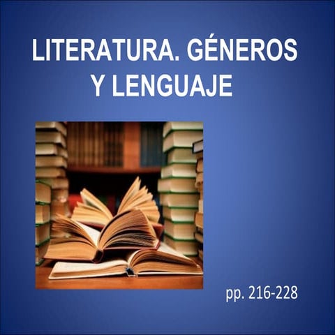 Literatura. géneros