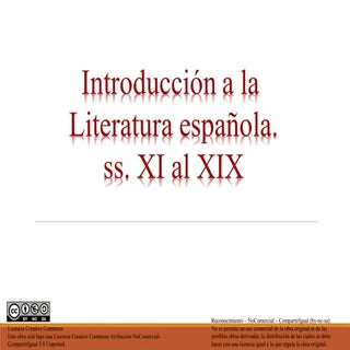 Resumen de Literatura española en e...