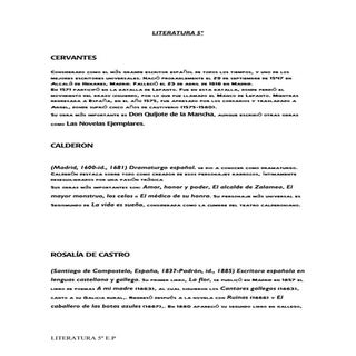 Literatura 5º