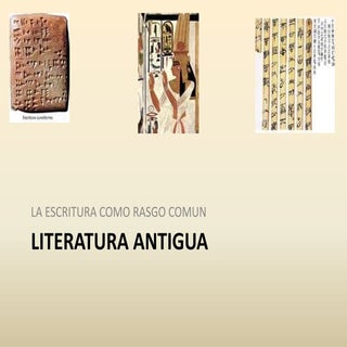 Literatura antigua 1