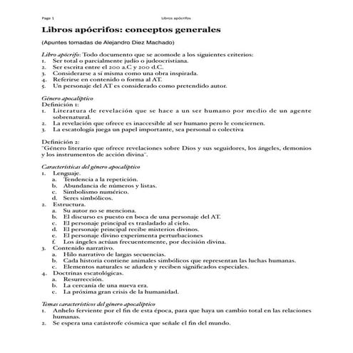 Literatura apocrifa | PDF