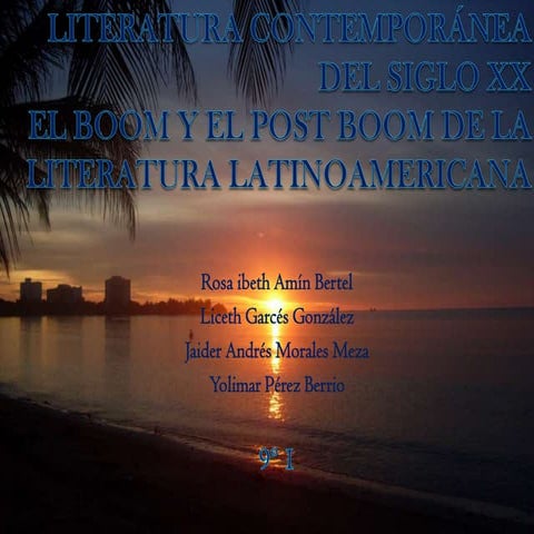 Literatura contemporánea del siglo xx