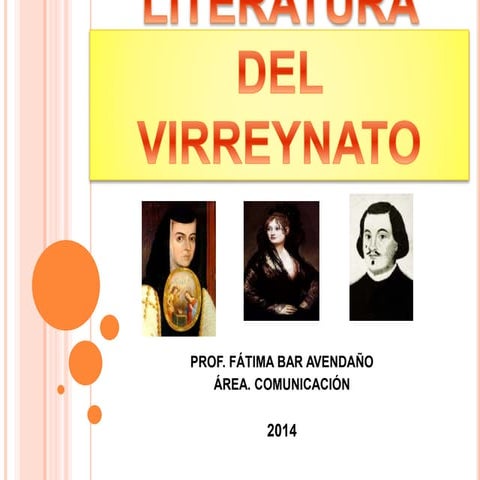 Literatura del virreinato