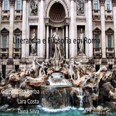 Literatura e filosofia em roma | PPTX