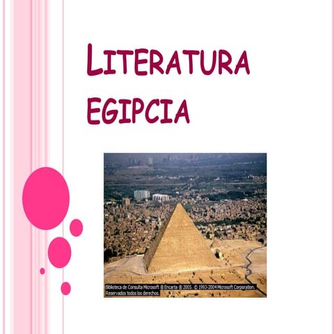 Literatura egipcia