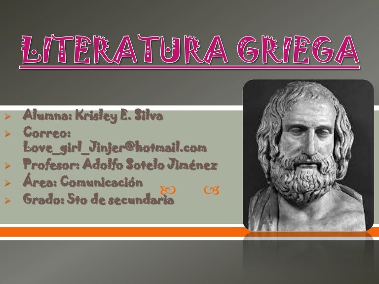 Literatura griega 3