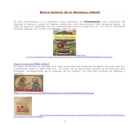 Literatura infantil y juvenil