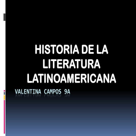 Literatura latinoamericana!