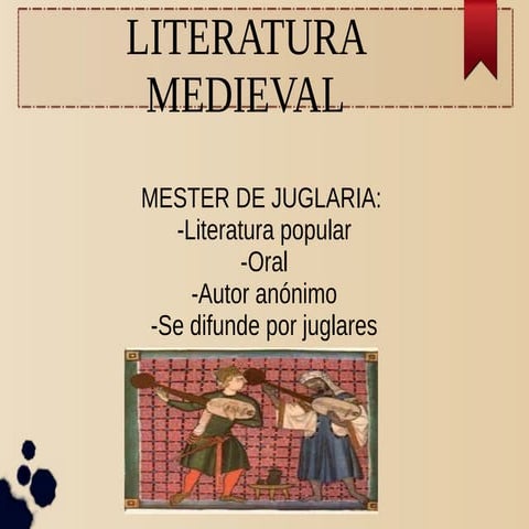 Literatura medieval. Alumnos de pcpi