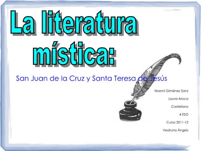 Literatura mística noemí