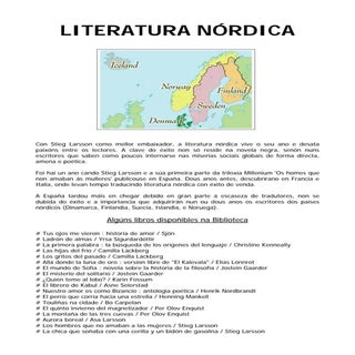Literatura nórdica na Biblioteca do...