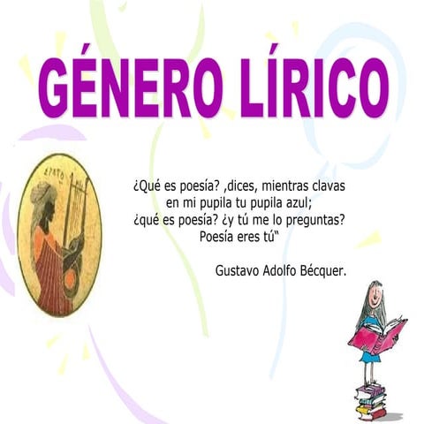 Diapositivas genero lirico | PPT