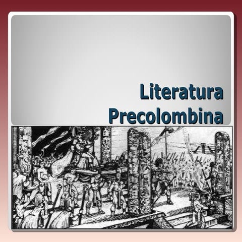 Literatura Precolombina