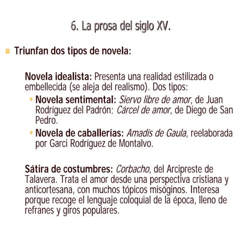 Literatura del siglo xv