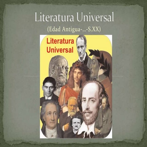 0. Literatura universal