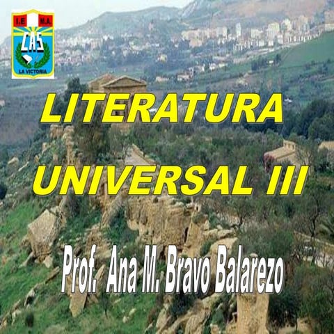 Literatura Universal III (El Realismo)