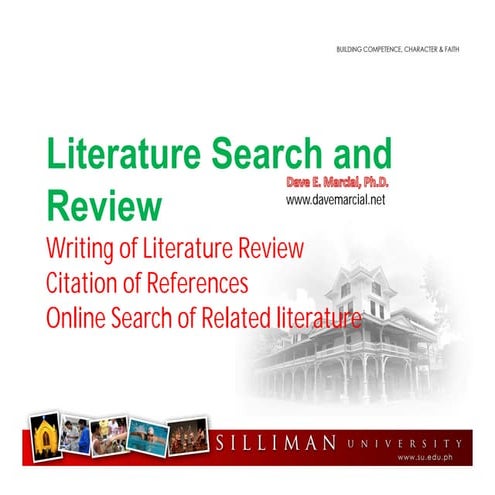 Literature Search and Review