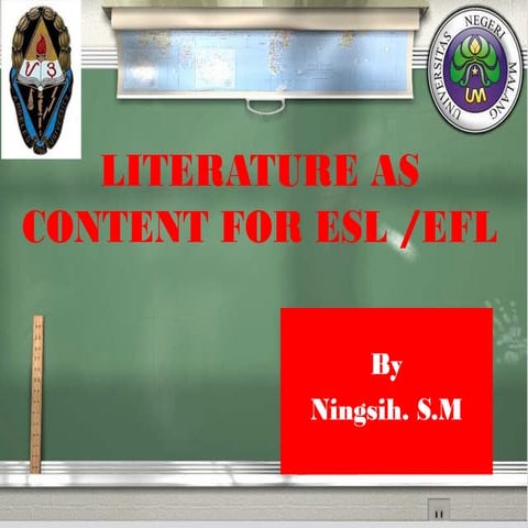 Literature for ESL