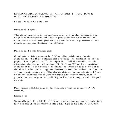 LITERATURE ANALYSIS TOPIC IDENTIFICATION & BIBLIOGRAPHY TEMPLATE.docx